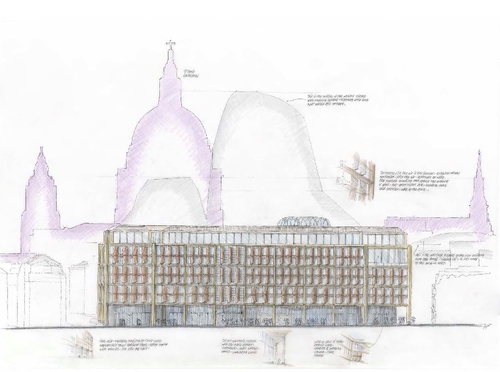 SIEDZIBA FIRMY BLOOMBERG - architektoniczna perełka z czerwonym dębem amerykańskim